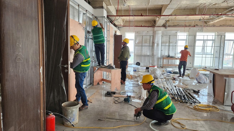 Cận cảnh trụ sở Khối các cơ quan hơn 400 tỷ đồng ở Thái Nguyên sắp về đích- Ảnh 5. Cận cảnh trụ sở Khối các cơ quan hơn 400 tỷ đồng ở Thái Nguyên sắp về đích- Ảnh 5.