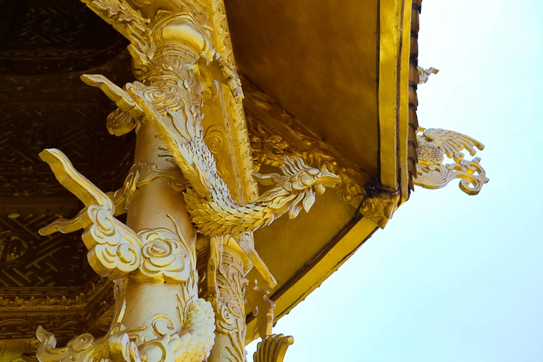 Chiêm ngưỡng ngôi chùa dát vàng độc đáo ở Hưng Yên- Ảnh 12. Chiêm ngưỡng ngôi chùa dát vàng độc đáo ở Hưng Yên- Ảnh 12.