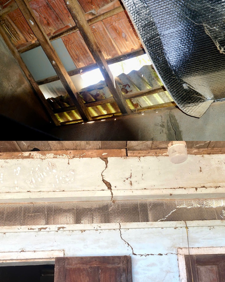 Gia Lai: H&agrave;ng chục nh&agrave; d&acirc;n bị nứt do thi c&ocirc;ng cao tốc Bắc - Nam- Ảnh 2.