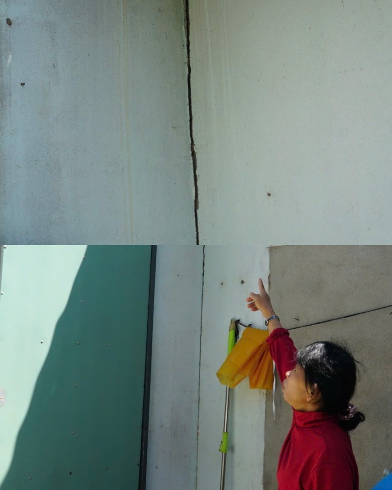 Gia Lai: H&agrave;ng chục nh&agrave; d&acirc;n bị nứt do thi c&ocirc;ng cao tốc Bắc - Nam- Ảnh 3.