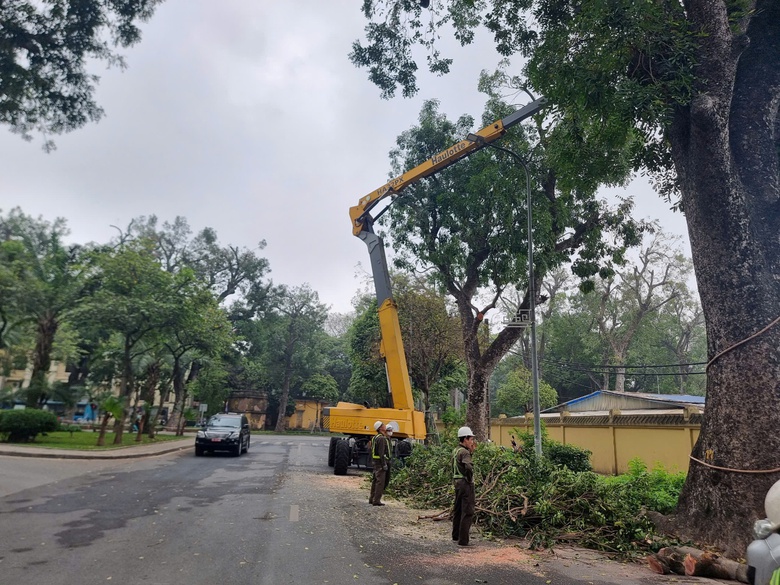 H&agrave; Nội chủ động c&aacute;c biện ph&aacute;p ứng ph&oacute; b&atilde;o Wipha- Ảnh 1.