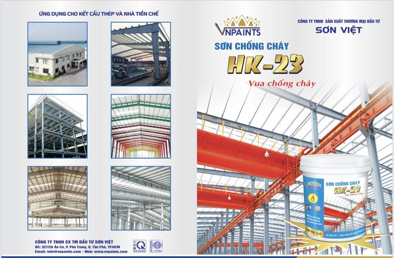 Sơn Việt - Đơn vị ti&ecirc;n phong sản xuất sơn chống ch&aacute;y cho kết cấu th&eacute;p tại Việt Nam- Ảnh 1.