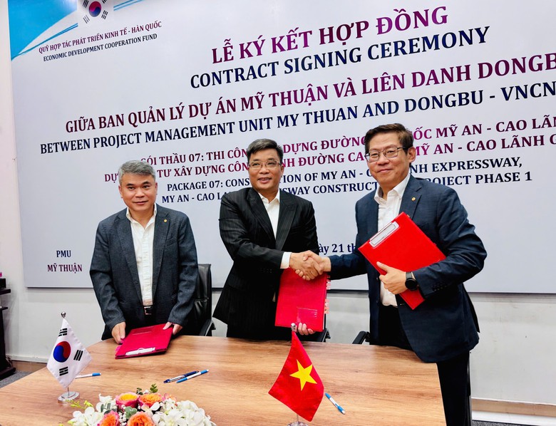 Li&ecirc;n danh n&agrave;o vừa tr&uacute;ng g&oacute;i thầu x&acirc;y lắp dự &aacute;n cao tốc Mỹ An - Cao L&atilde;nh?- Ảnh 1.