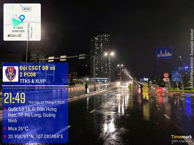 Quảng Ninh: Cấm xe mô tô và các phương tiện thô sơ qua cầu Bãi Cháy từ 21h45 ngày 21/7- Ảnh 1. Quảng Ninh: Cấm xe mô tô và các phương tiện thô sơ qua cầu Bãi Cháy từ 21h45 ngày 21/7- Ảnh 1.