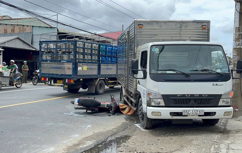 Hiện trường vụ tai nạn - Ảnh: N.H.