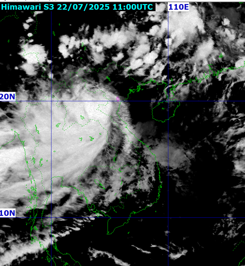 B&atilde;o số 3 v&agrave;o đất liền Ninh B&igrave;nh-Thanh H&oacute;a, &iacute;t di chuyển trong 3 giờ tới- Ảnh 1.