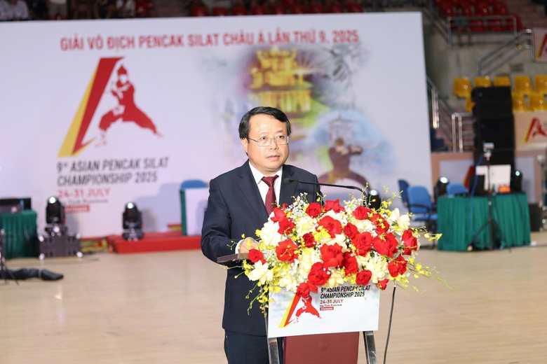 Khai mạc giải v&ocirc; địch Pencak Silat Ch&acirc;u &Aacute; 2025 tại H&agrave; Tĩnh- Ảnh 1.