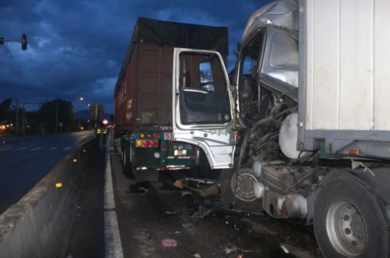 Hiện trường vụ tai nạn.