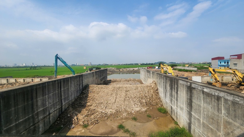 Sau chỉ đạo của Chủ tịch tỉnh Bắc Ninh, dự &aacute;n trạm bơm trăm tỷ đồng thi c&ocirc;ng ra sao?- Ảnh 16.