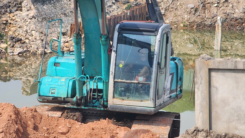 Sau chỉ đạo của Chủ tịch tỉnh Bắc Ninh, dự &aacute;n trạm bơm trăm tỷ đồng thi c&ocirc;ng ra sao?- Ảnh 7.