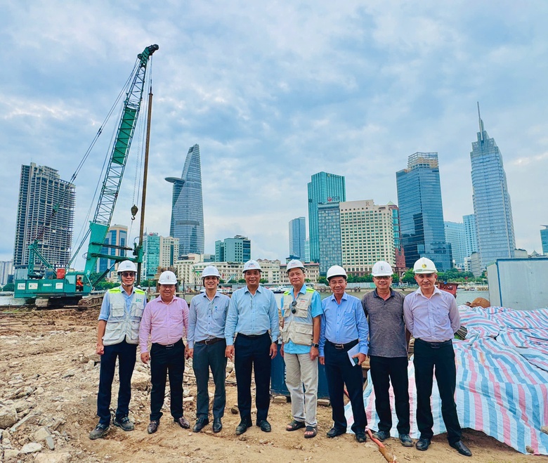 Cầu đi bộ ngh&igrave;n tỷ qua s&ocirc;ng S&agrave;i G&ograve;n: Đạt 20% tiến độ, gấp r&uacute;t th&aacute;o gỡ vướng mắc- Ảnh 4.