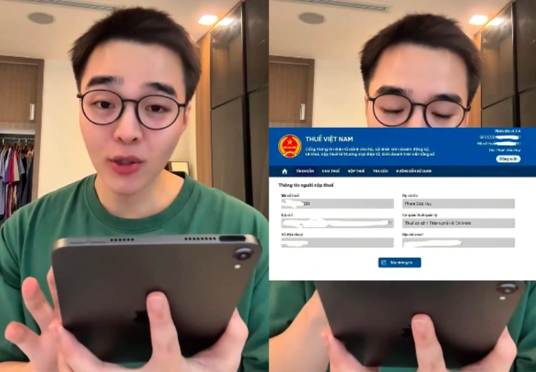 Cơ quan thuế đang x&aacute;c minh việc chấp h&agrave;nh thuế của TikToker Tun Phạm- Ảnh 1.