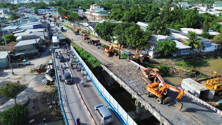 Cần Thơ: Ph&aacute; dỡ cầu &Ocirc; M&ocirc;n để x&acirc;y dựng mới tr&ecirc;n quốc lộ 91- Ảnh 1.