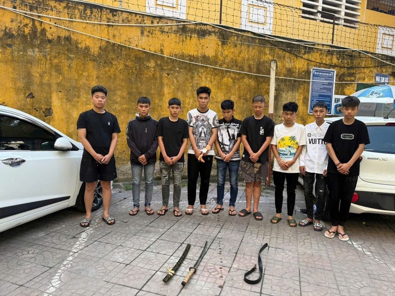 C&ocirc;ng an Ph&uacute; Thọ xử l&yacute; nh&oacute;m thanh, thiếu ni&ecirc;n g&acirc;y rối trật tự c&ocirc;ng cộng- Ảnh 1.