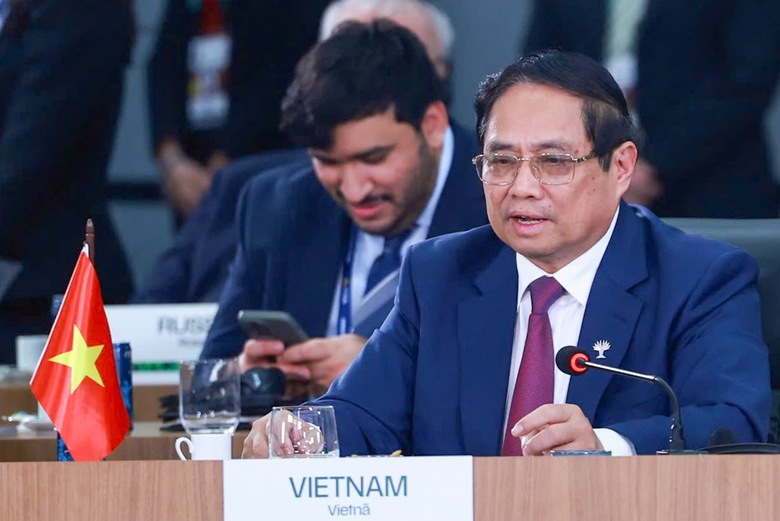 Thảo luận cấp cao tại BRICS mở rộng, Thủ tướng n&ecirc;u 3 đề xuất quan trọng- Ảnh 1.