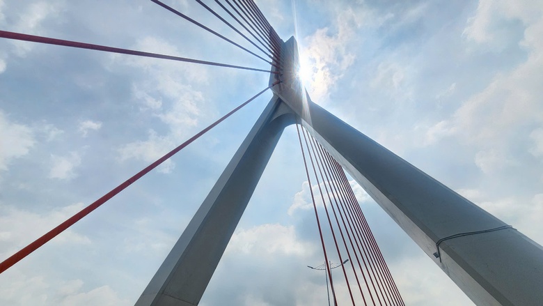 Cầu ngh&igrave;n tỷ đồng vượt s&ocirc;ng Thương, d&acirc;n hết cảnh qua s&ocirc;ng lụy ph&agrave;- Ảnh 13.