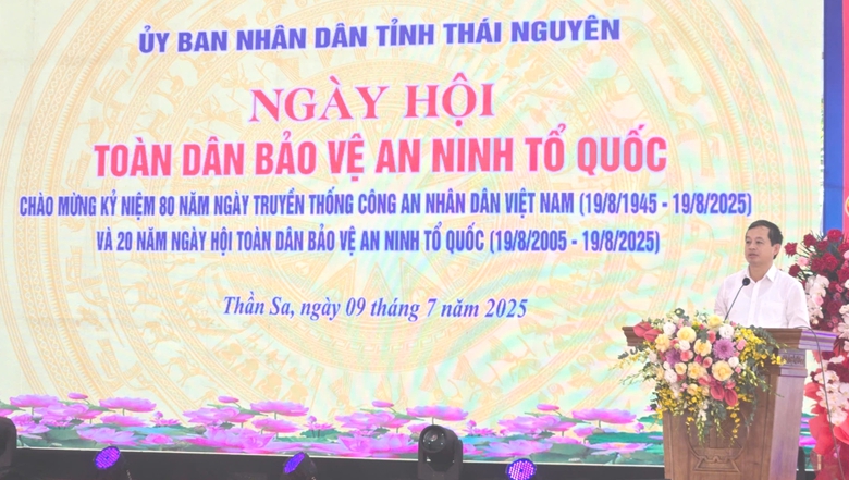 Th&aacute;i Nguy&ecirc;n tổ chức Ng&agrave;y hội to&agrave;n d&acirc;n bảo vệ an ninh Tổ quốc năm 2025- Ảnh 2.