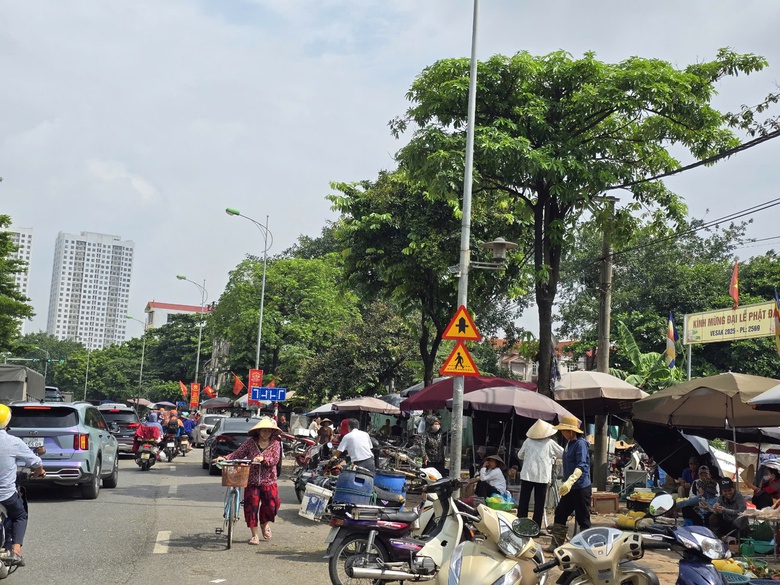 H&agrave; Nội: Cần tăng cường xử l&yacute; t&igrave;nh trạng lấn chiếm vỉa h&egrave; tr&ecirc;n đường L&ecirc; Trọng Tấn- Ảnh 1.