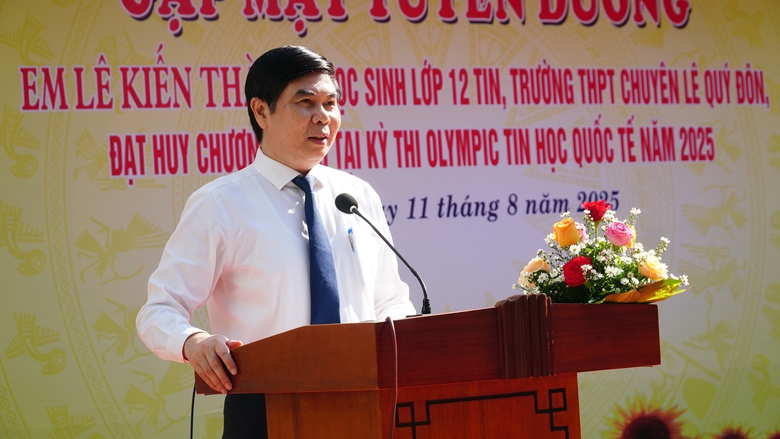 Gia Lai tuy&ecirc;n dương học sinh đạt Huy chương V&agrave;ng Olympic Tin học quốc tế- Ảnh 1.