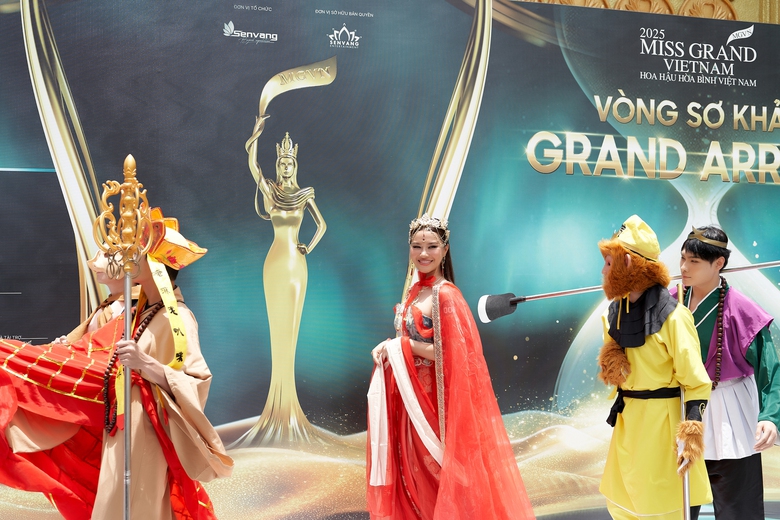 Th&iacute; sinh biến h&igrave;nh độc đ&aacute;o tại Sơ khảo Miss Grand Vietnam 2025- Ảnh 3.