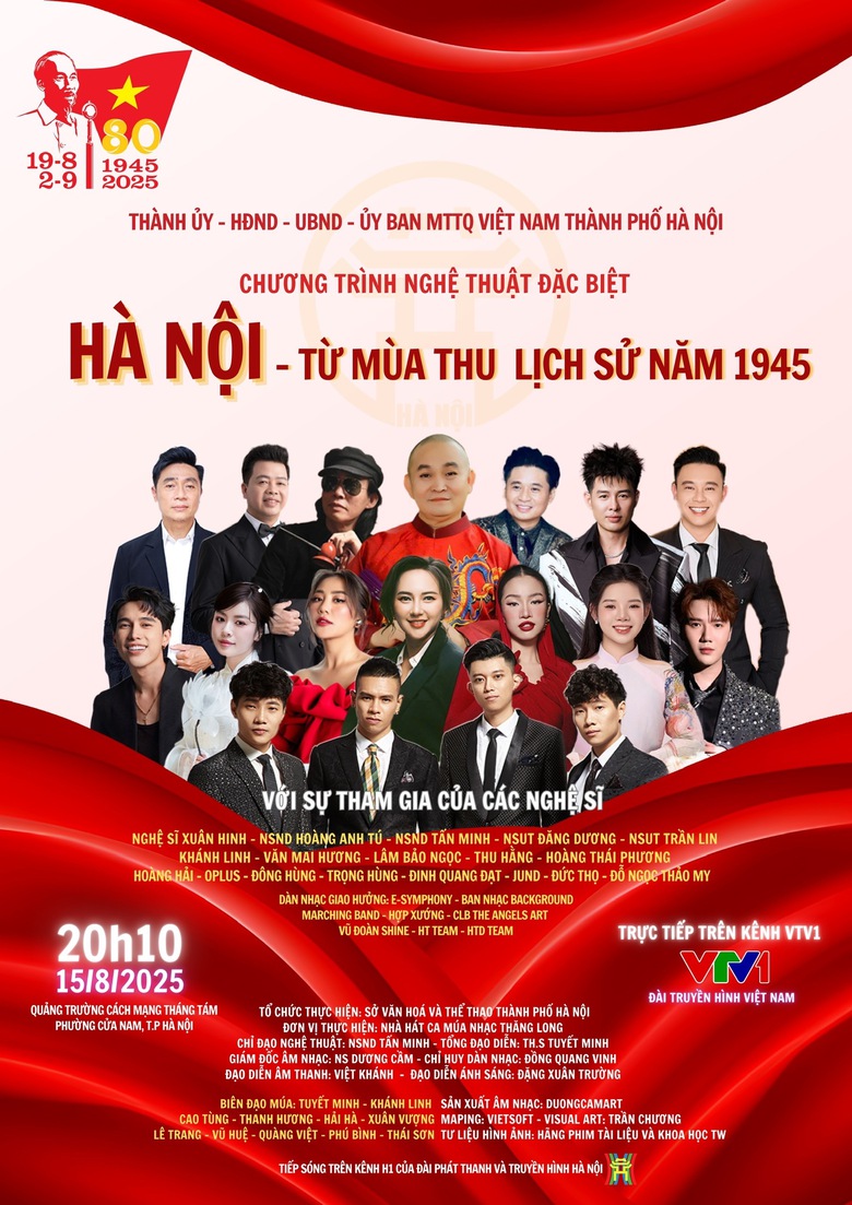 Concert "Việt Nam trong tôi" có Soobin, Hòa Minzy sẽ phát vé miễn phí tại Nhà hát Lớn- Ảnh 3. Concert "Việt Nam trong tôi" có Soobin, Hòa Minzy sẽ phát vé miễn phí tại Nhà hát Lớn- Ảnh 3.