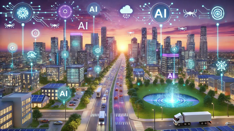 Tr&iacute; tuệ nh&acirc;n tạo (AI) đ&oacute;ng vai tr&ograve; then chốt trong việc kết nối nhu cầu của người d&acirc;n với c&aacute;c dịch vụ của đ&ocirc; thị th&ocirc;ng minh.