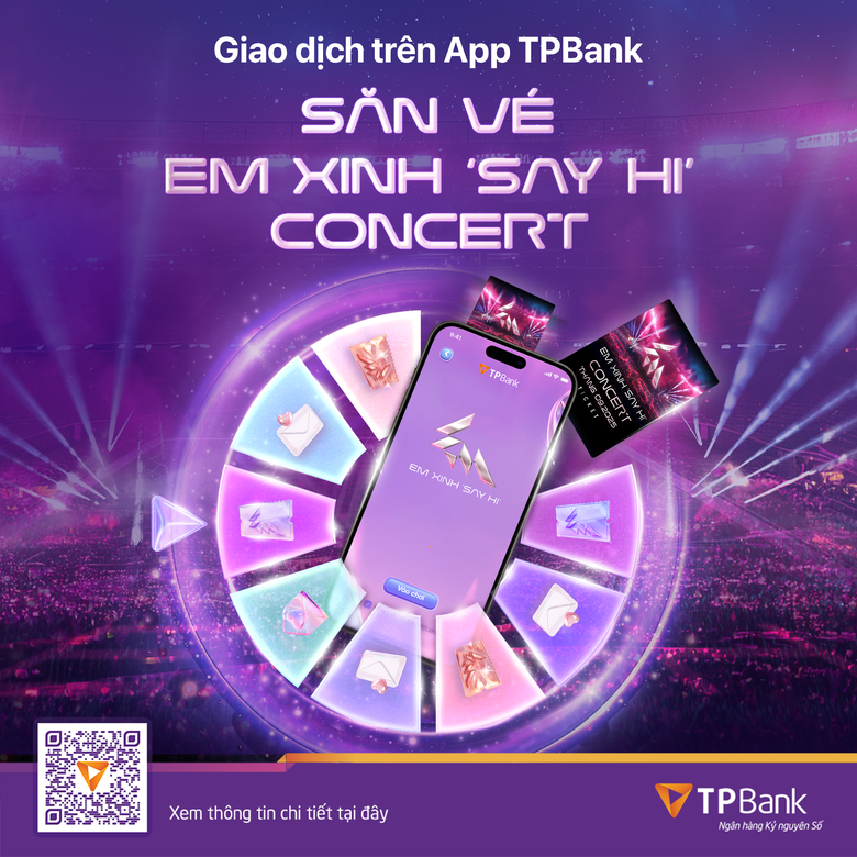 Săn vé concert Em Xinh “Say Hi” siêu dễ cùng TPBank- Ảnh 2. Săn vé concert Em Xinh “Say Hi” siêu dễ cùng TPBank- Ảnh 2.