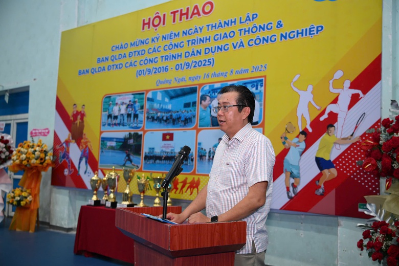 Hội thao ch&agrave;o mừng ng&agrave;y th&agrave;nh lập hai Ban Quản l&yacute; dự &aacute;n x&acirc;y dựng lớn nhất Quảng Ng&atilde;i- Ảnh 2.