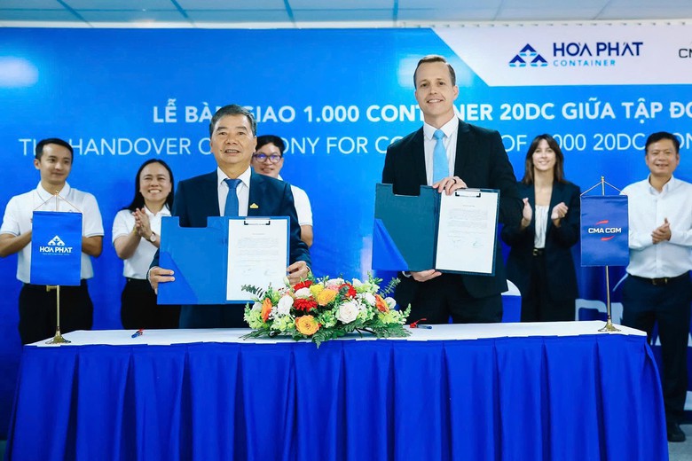 H&ograve;a Ph&aacute;t b&agrave;n giao 1.000 container cho h&atilde;ng t&agrave;u Top 3 thế giới- Ảnh 1.