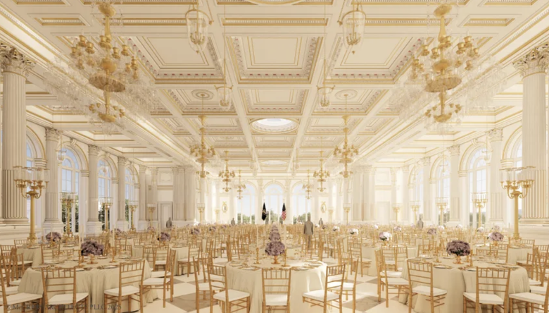 Ông Donald Trump góp tiền túi xây phòng sự kiện quốc gia tại Nhà Trắng- Ảnh 3. Ông Donald Trump góp tiền túi xây phòng sự kiện quốc gia tại Nhà Trắng- Ảnh 3.