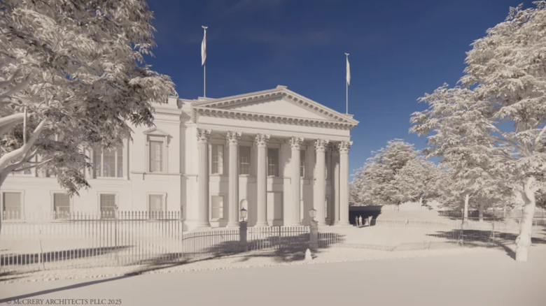 Ông Donald Trump góp tiền túi xây phòng sự kiện quốc gia tại Nhà Trắng- Ảnh 4. Ông Donald Trump góp tiền túi xây phòng sự kiện quốc gia tại Nhà Trắng- Ảnh 4.