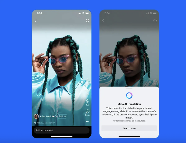 Meta tung t&iacute;nh năng lồng tiếng AI cho video Facebook v&agrave; Instagram- Ảnh 1.