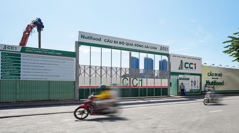 Dấu ấn CC1 tr&ecirc;n dự &aacute;n cầu đi bộ qua s&ocirc;ng S&agrave;i G&ograve;n- Ảnh 1.