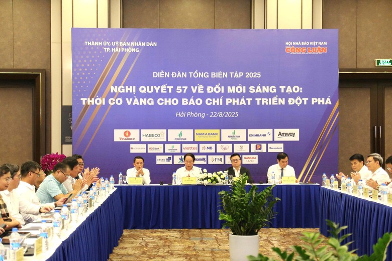 Diễn đ&agrave;n Tổng bi&ecirc;n tập 2025: Thời cơ v&agrave;ng cho b&aacute;o ch&iacute; ph&aacute;t triển đột ph&aacute; từ Nghị quyết 57- Ảnh 1.
