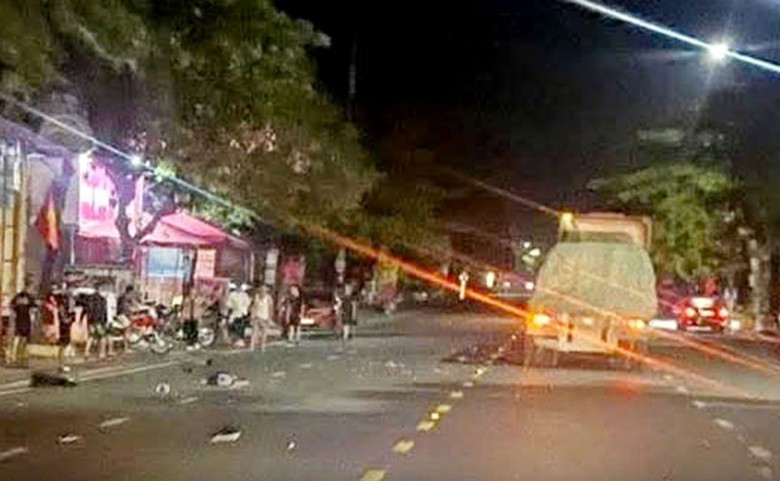 Hiện trường vụ tai nạn khiến 2 người tử vong - Ảnh: MXH.