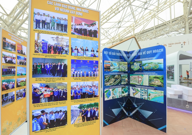Ng&agrave;nh X&acirc;y dựng 80 năm "Kiến tạo - Kết nối - Vươn m&igrave;nh" tại triển l&atilde;m th&agrave;nh tựu đất nước- Ảnh 4.