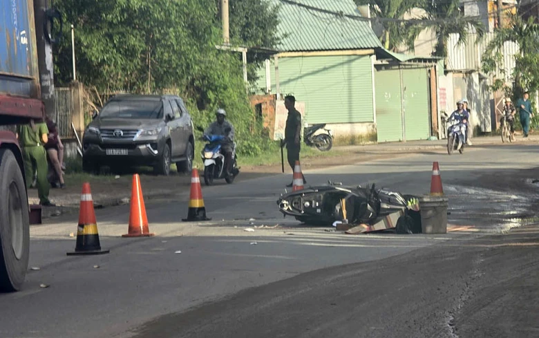 Hiện trường vụ tai nạn.