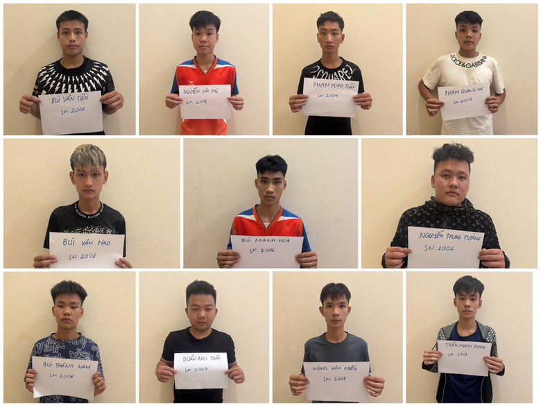 Tạm giữ nhóm đối tượng hỗn chiến, gây rối trật tự công cộng ở Phú Thọ- Ảnh 1. Tạm giữ nhóm đối tượng hỗn chiến, gây rối trật tự công cộng ở Phú Thọ- Ảnh 1.