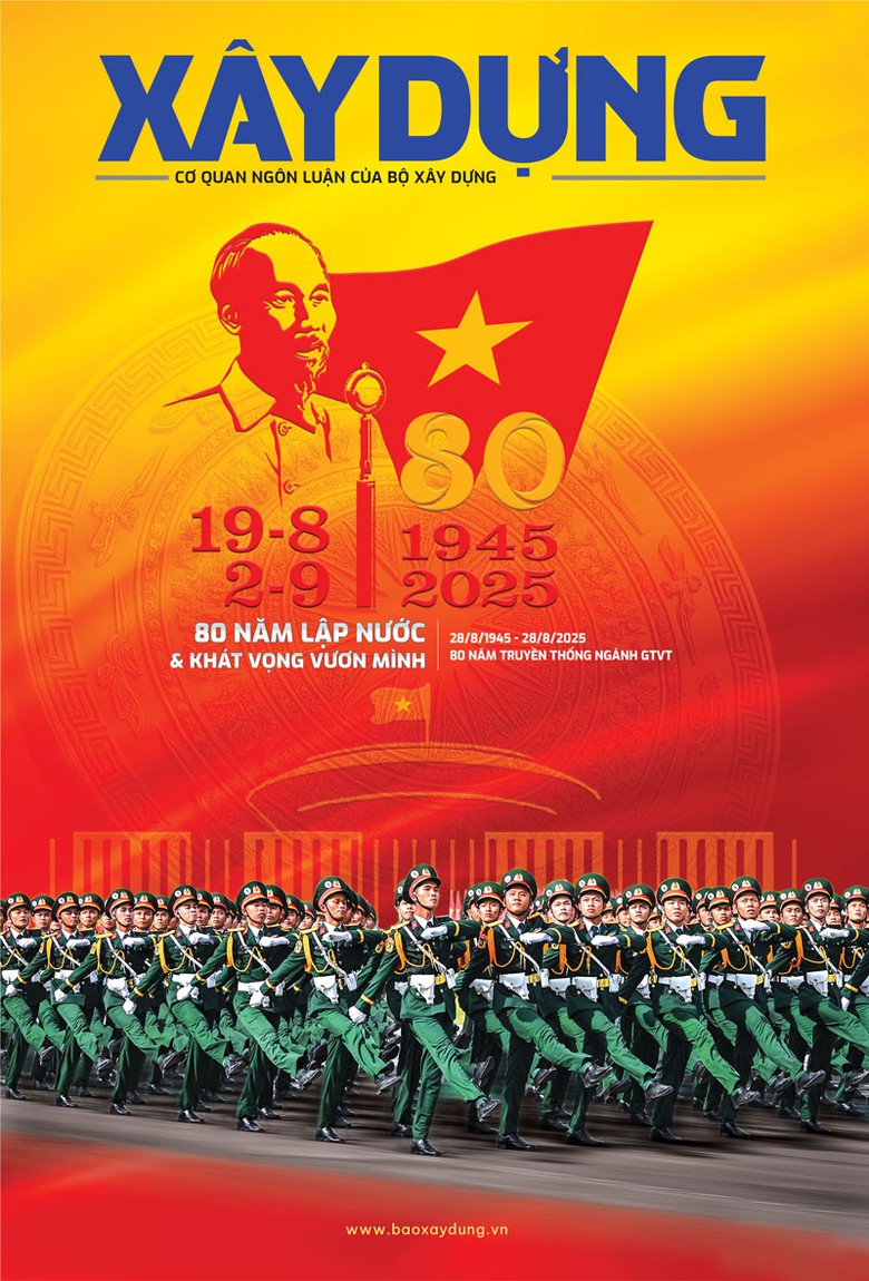 Trang nhất B&aacute;o X&acirc;y dựng số 20 ra ng&agrave;y 20/8/2025.