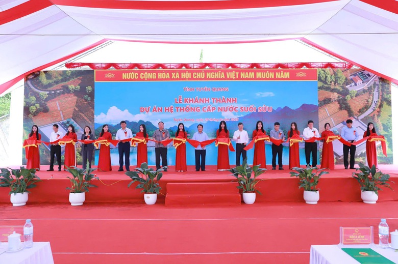 Tuy&ecirc;n Quang: Kh&aacute;nh th&agrave;nh hai c&ocirc;ng tr&igrave;nh ch&agrave;o mừng 80 năm Quốc kh&aacute;nh 2/9- Ảnh 1.