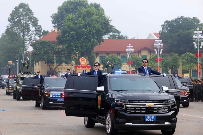 Hơn 1.300 c&aacute;n bộ, chiến sĩ c&ocirc;ng an xuất qu&acirc;n bảo vệ Lễ kỷ niệm 80 năm Quốc kh&aacute;nh- Ảnh 7.