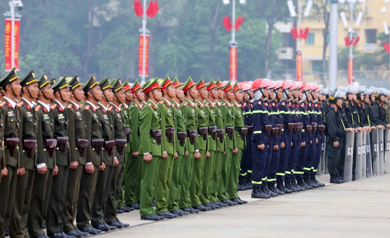 Hơn 1.300 c&aacute;n bộ, chiến sĩ c&ocirc;ng an xuất qu&acirc;n bảo vệ Lễ kỷ niệm 80 năm Quốc kh&aacute;nh- Ảnh 3.