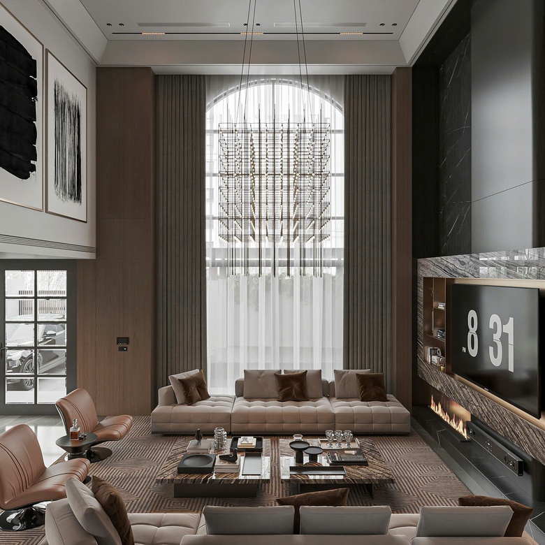 Xu hướng kiến tr&uacute;c kh&ocirc;ng gian mở với vật liệu k&iacute;nh- Ảnh 1.