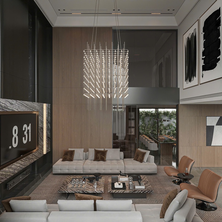 Xu hướng kiến tr&uacute;c kh&ocirc;ng gian mở với vật liệu k&iacute;nh- Ảnh 2.