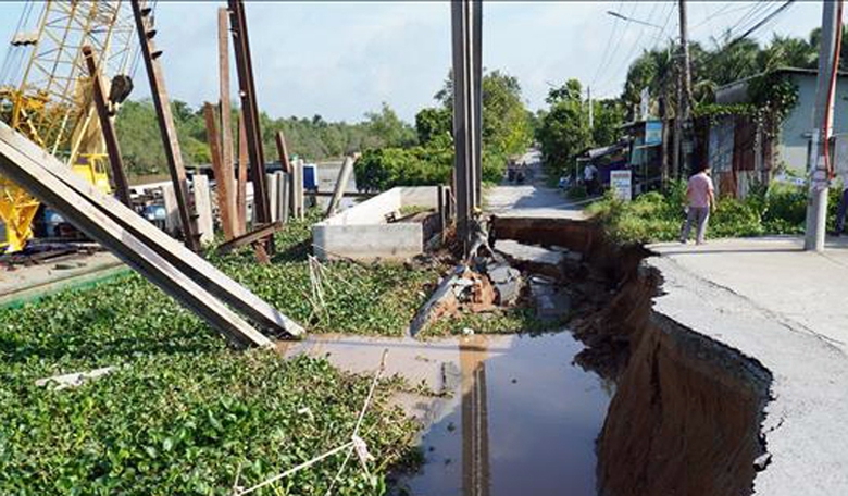 Bảy th&aacute;ng xảy ra 32 vụ sạt lở ở Đồng Th&aacute;p- Ảnh 1.