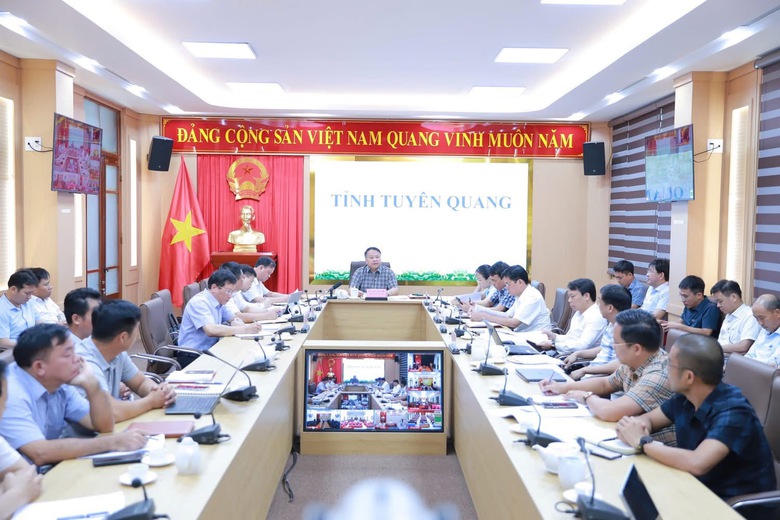 Tuy&ecirc;n Quang gỡ vướng mặt bằng, th&uacute;c tiến độ cao tốc Tuy&ecirc;n Quang - H&agrave; Giang- Ảnh 1.
