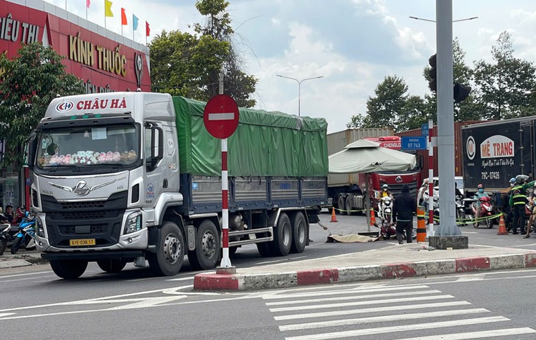 Hiện trường vụ tai nạn.