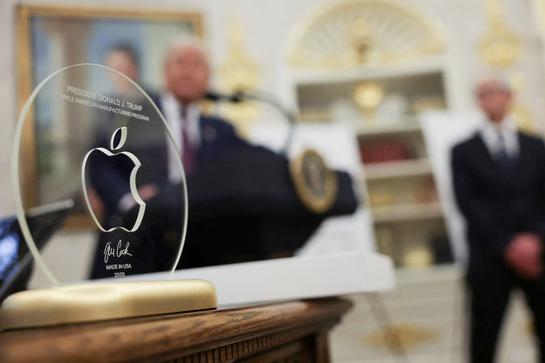 Apple dẫn đầu đ&agrave; tăng cổ phiếu c&ocirc;ng nghệ to&agrave;n cầu sau tuy&ecirc;n bố của &ocirc;ng Trump- Ảnh 1.