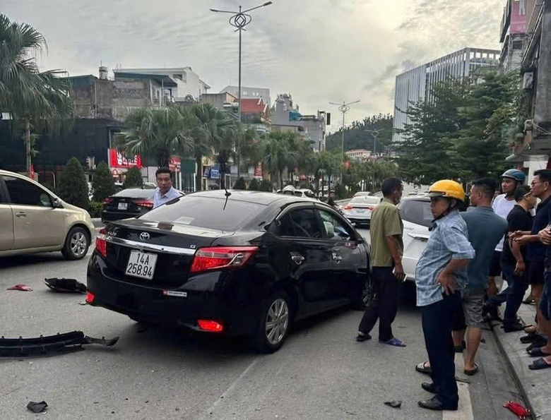 Quảng Ninh: Ph&oacute; gi&aacute;m đốc g&acirc;y tai nạn li&ecirc;n ho&agrave;n tr&ecirc;n QL18 nồng độ cồn vượt mức kịch khung- Ảnh 1.