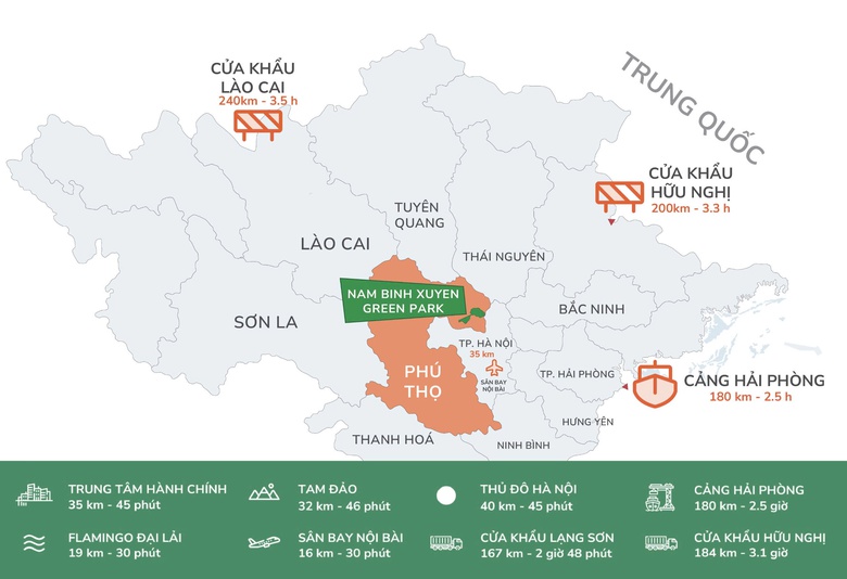 Phú Thọ sẽ khởi công khu công nghiệp xanh Nam Bình Xuyên Green Park dịp Quốc khánh 2/9- Ảnh 2. Phú Thọ sẽ khởi công khu công nghiệp xanh Nam Bình Xuyên Green Park dịp Quốc khánh 2/9- Ảnh 2.